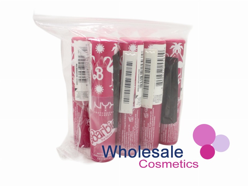 12 x NYX Professional Makeup Barbie The Movie Matte Lip Cream - 01 DREAMHOUSE PINK